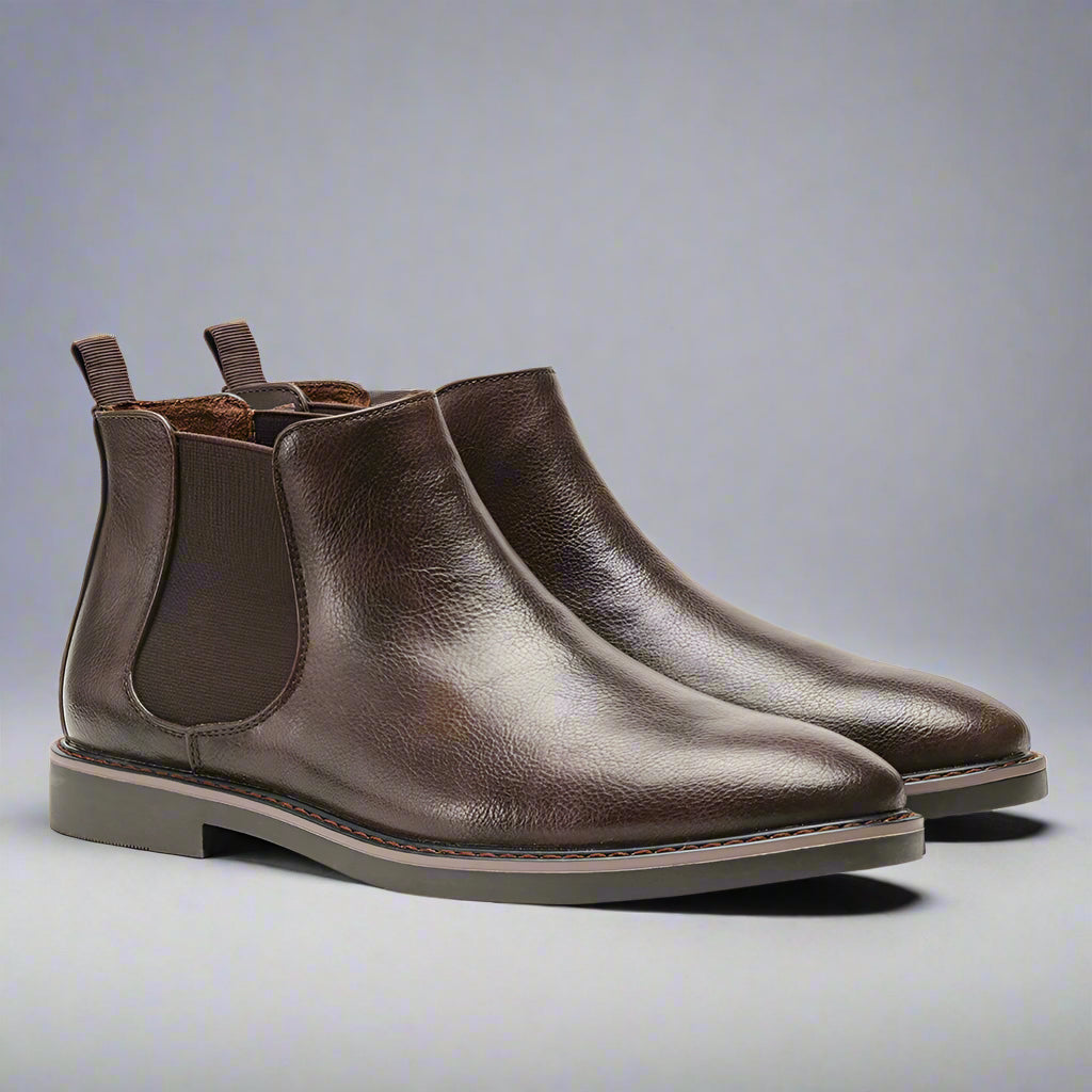 Stylish Leather Chelsea Boots for Men - Image 7