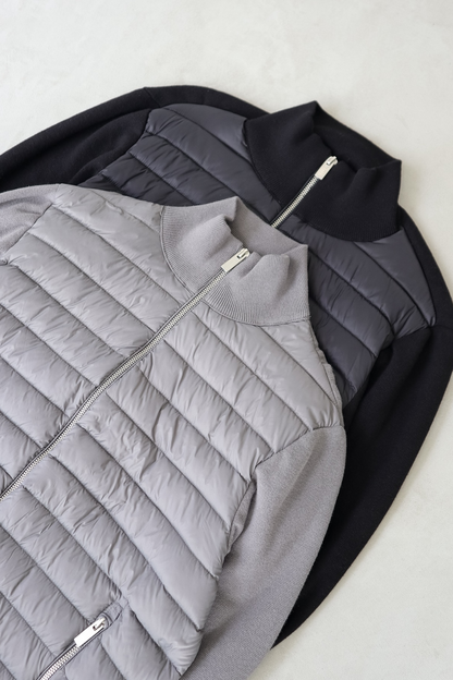 Men’s Lightweight Quilted Bomber Jacket | Padded Slim Fit Zip Up