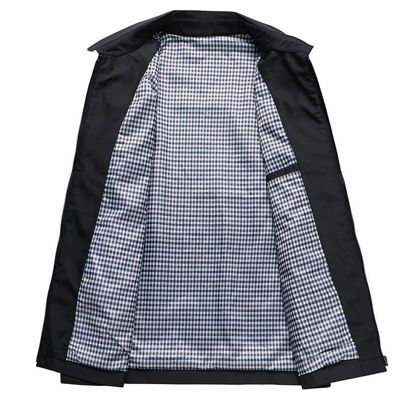 Men's | Thin Jacket - Stylish Cotton-Polyester Outerwear-2