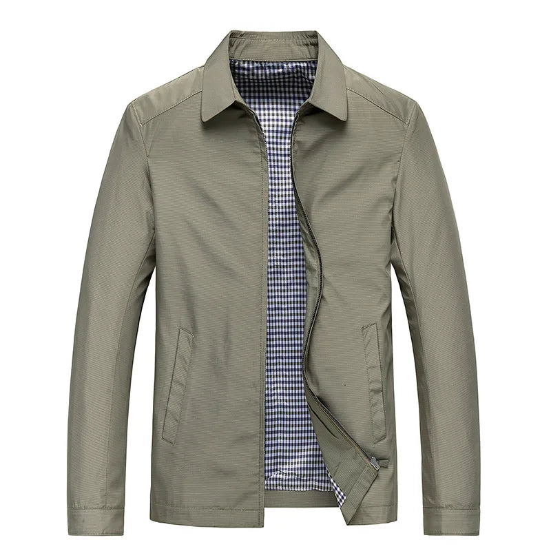 Men's | Thin Jacket - Stylish Cotton-Polyester Outerwear-4