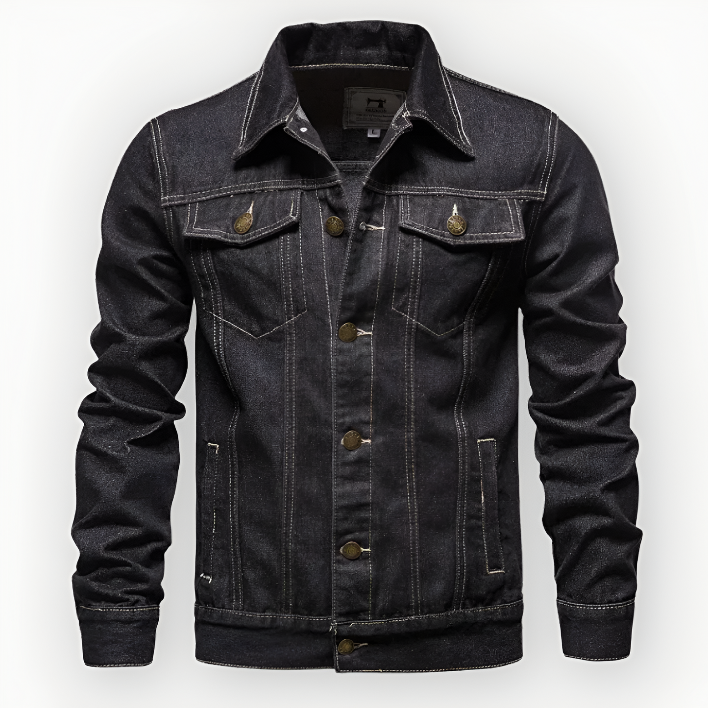 Stylish Men's Denim Trucker Jacket