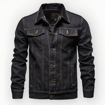 Stylish Men's Denim Trucker Jacket