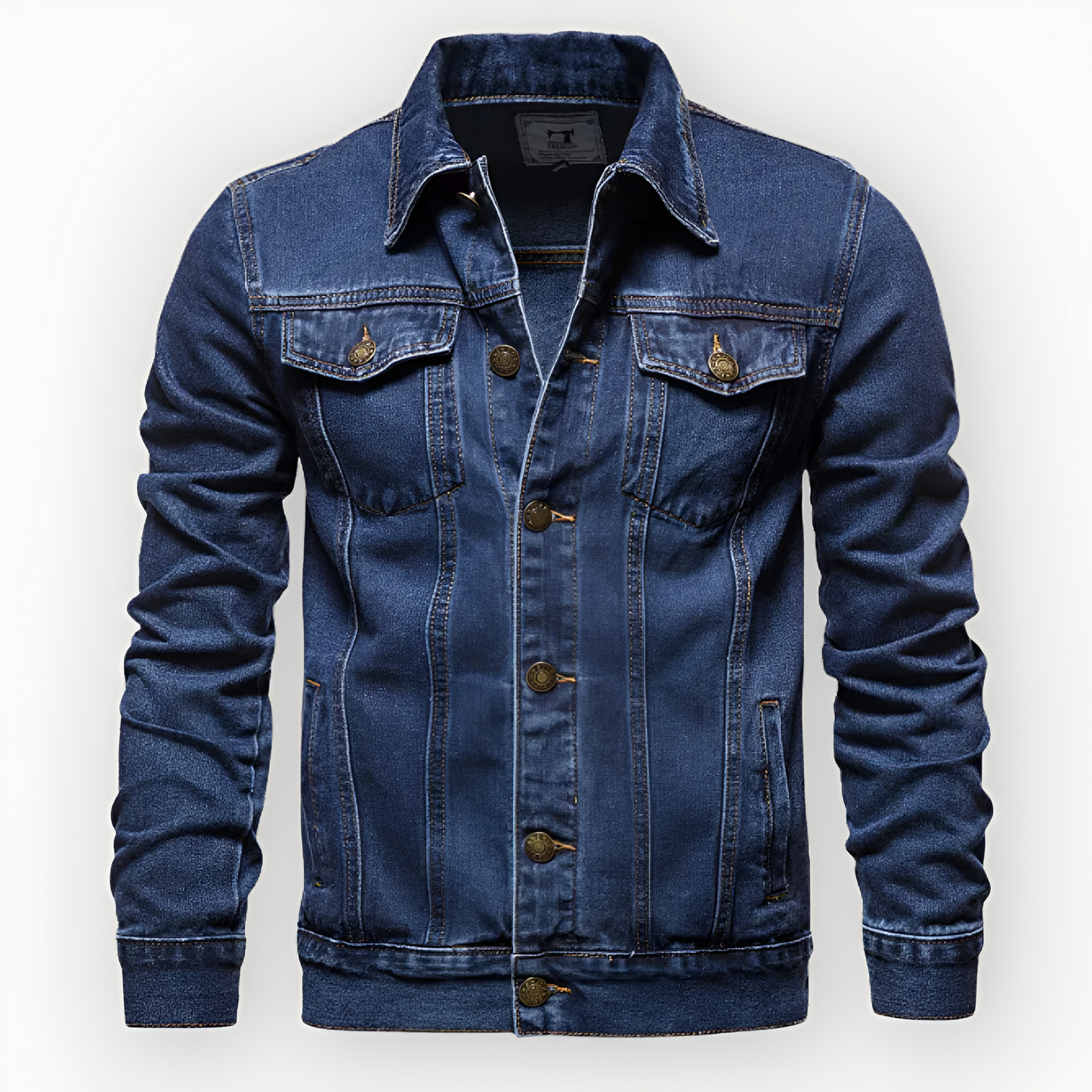 Stylish Men's Denim Trucker Jacket