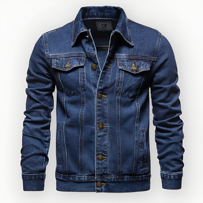 Stylish Men's Denim Trucker Jacket