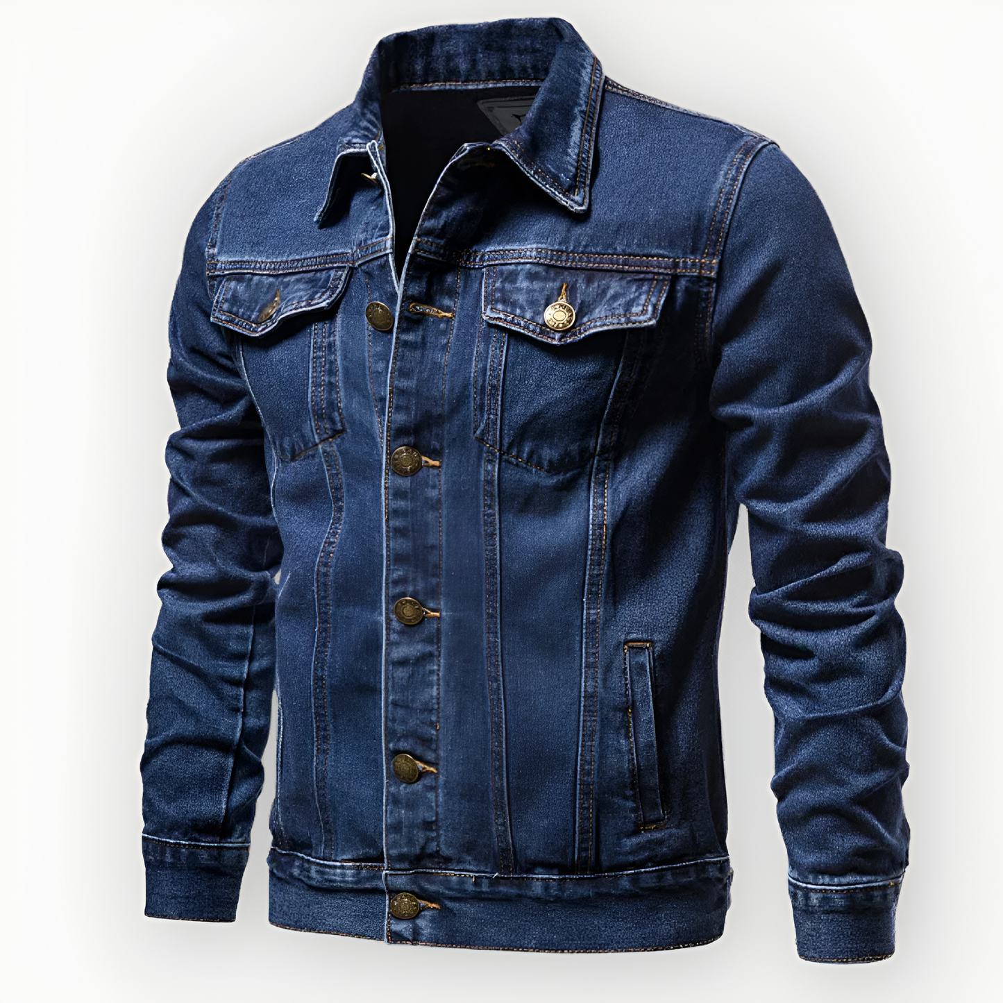 Stylish Men's Denim Trucker Jacket