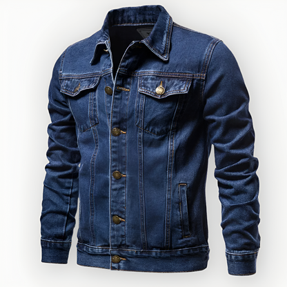Stylish Men's Denim Trucker Jacket