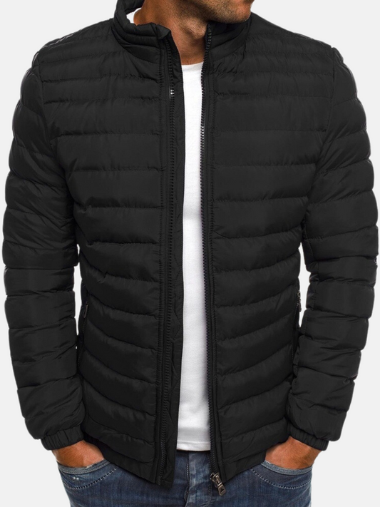 Men’s Lightweight Quilted Puffer Jacket | Warm Casual Winter