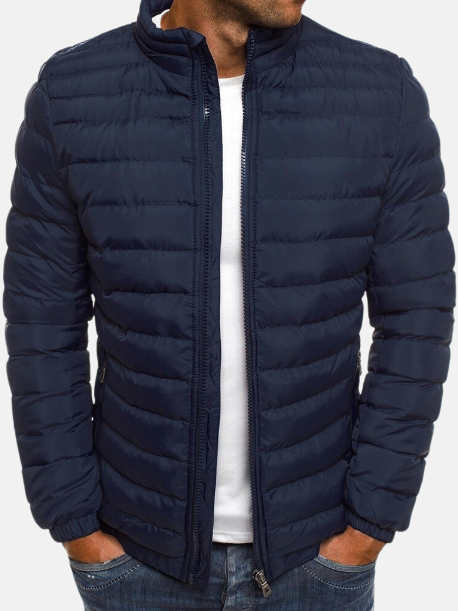 Men’s Lightweight Quilted Puffer Jacket | Warm Casual Winter