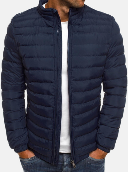 Men’s Lightweight Quilted Puffer Jacket | Warm Casual Winter