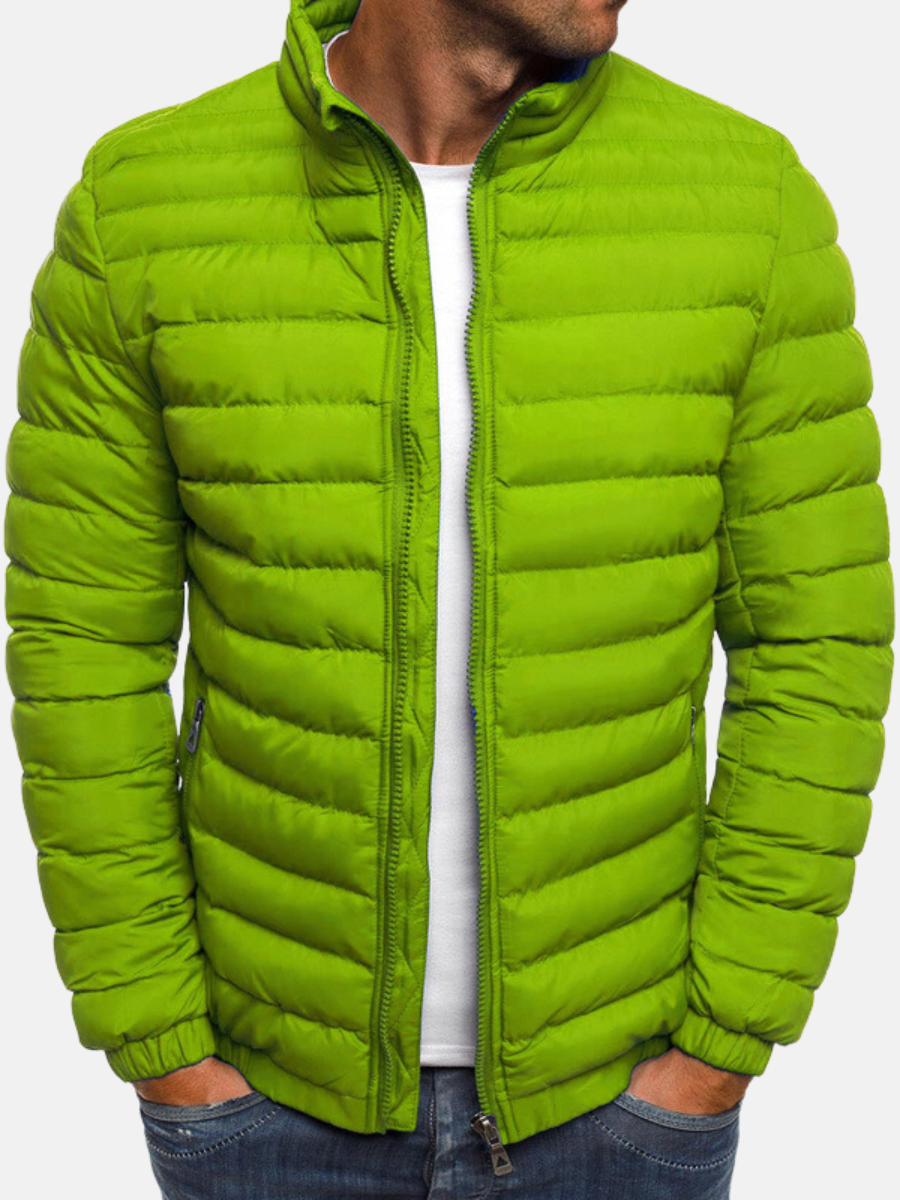 Men’s Lightweight Quilted Puffer Jacket | Warm Casual Winter