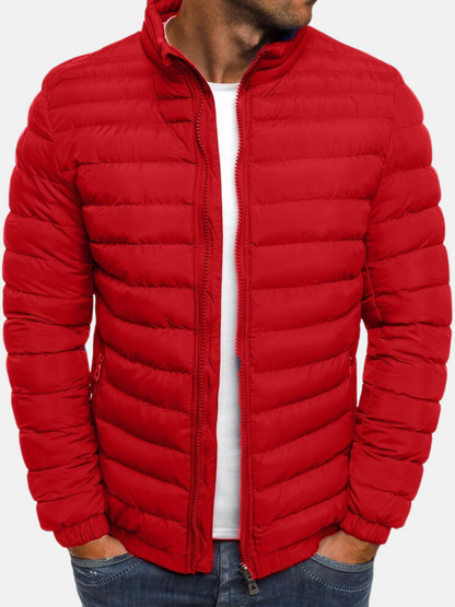 Men’s Lightweight Quilted Puffer Jacket | Warm Casual Winter