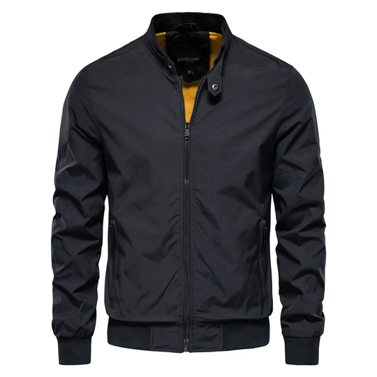 Men’s Lightweight Bomber Jacket | Casual Zip Up Long Sleeve