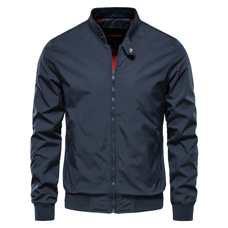 Men’s Lightweight Bomber Jacket | Casual Zip Up Long Sleeve
