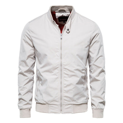 Men’s Lightweight Bomber Jacket | Casual Zip Up Long Sleeve
