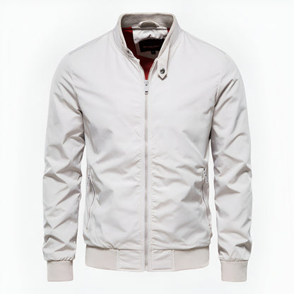 Men’s Lightweight Bomber Jacket - Casual Zip Up Long Sleeve