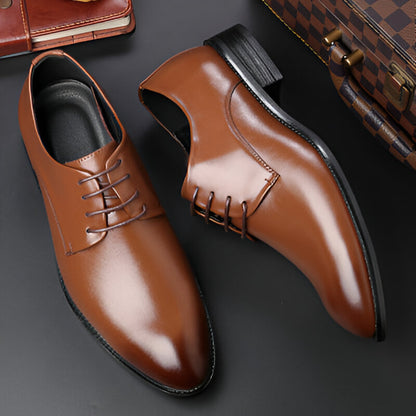Men’s Formal Leather Oxford Shoes | Classic Lace Up Dress Shoes