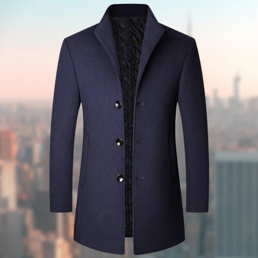 Men's Long Wool Overcoat | Stylish Winter Trench Coat