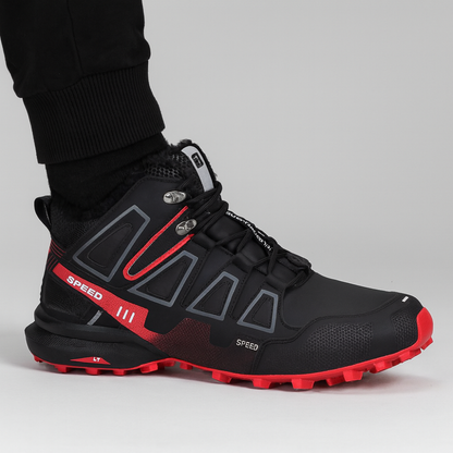 Men Hiking Trail Running Boots - High Top Ankle Support