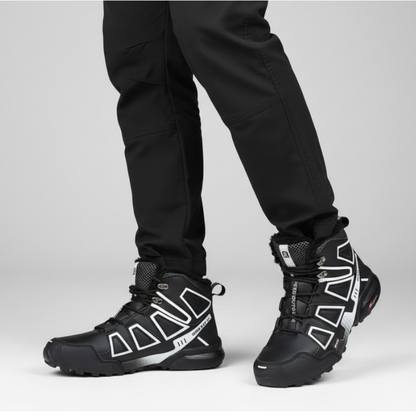 Men Hiking Trail Running Boots - High Top Ankle Support