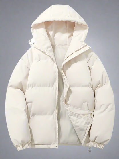 Warm Waterproof Hooded Winter Coat for Women - Image 3