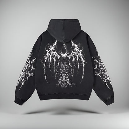 Men’s Oversized Graphic Hoodie – Long Sleeve Pullover