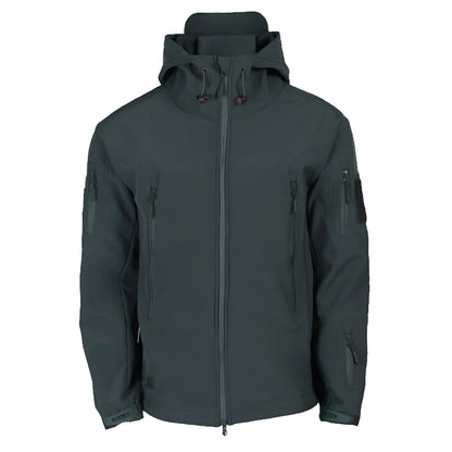 Men’s Waterproof Tactical Softshell Jacket | Outdoor Hooded Windbreaker