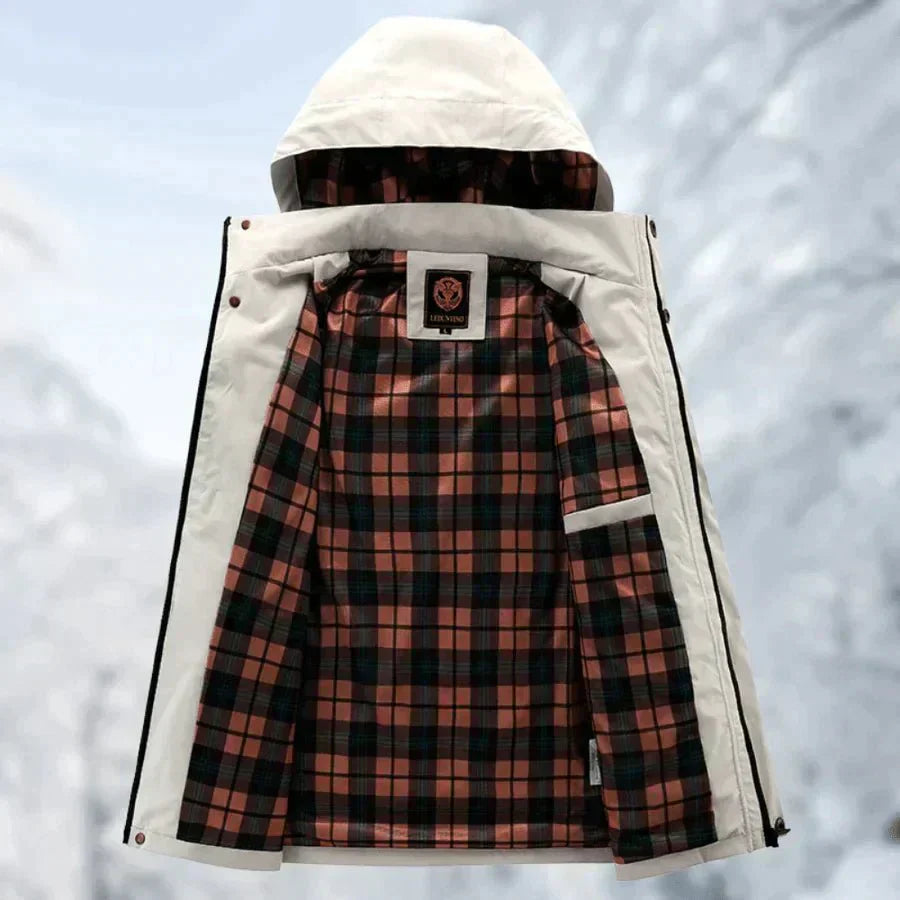 Men’s Waterproof Hooded Winter Parka Jacket | Warm Utility