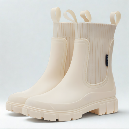 Women's Waterproof Ankle Boots -  Short Rubber Wellies
