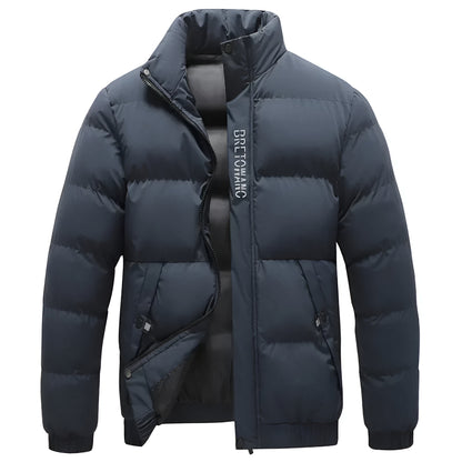 Men’s Quilted Puffer Jacket | Warm Winter Coat