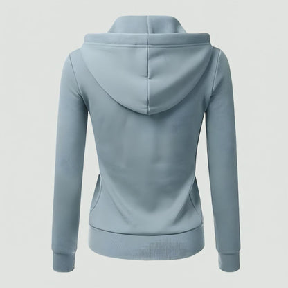 Women's Fleece Zip Up Hoodie – Long Sleeve Casual